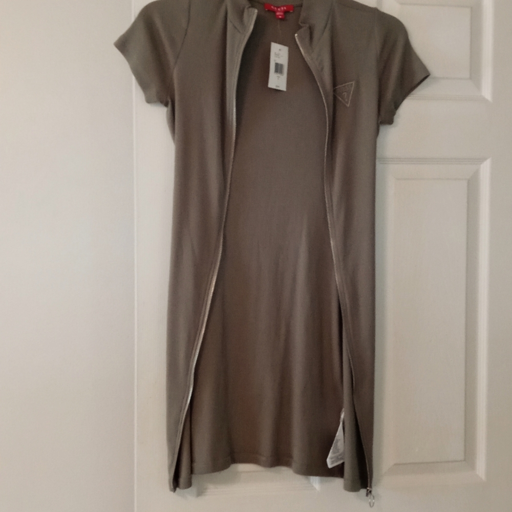 Guess Ribbed Zip Dress - Picture 8 of 12